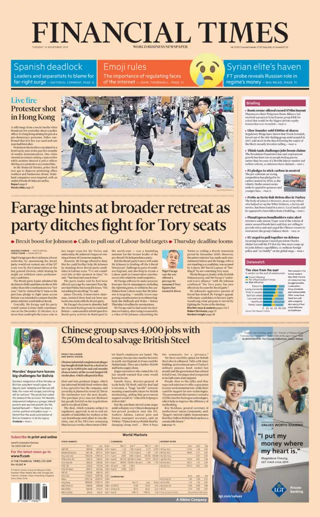 Financial Times Tuesday