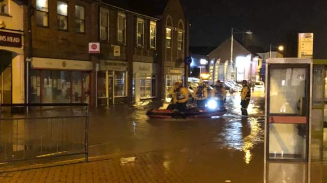 Flooding in Worksop