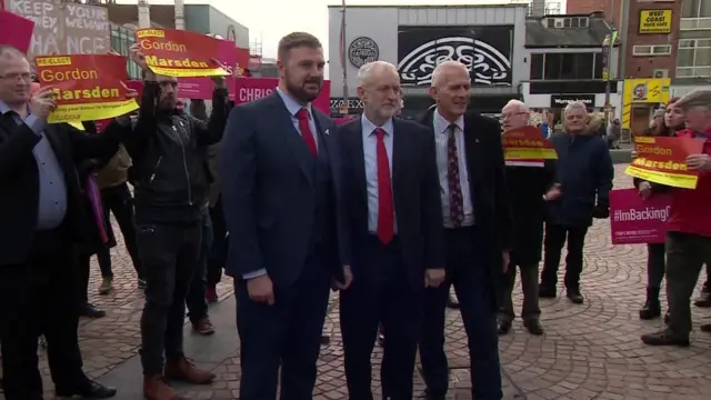 Jeremy Corbyn with Gordon Marsden