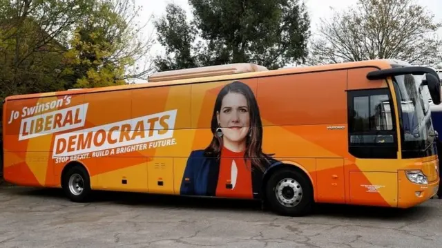 Lib Dem bus