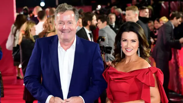 Piers Morgan with his Good Morning Britain co-host Susanna Reid