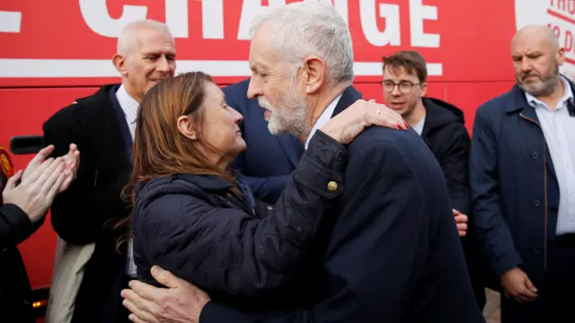 Jeremy Corbyn in Blackpool