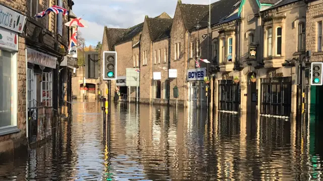 Flooding in Matlock