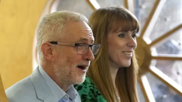 Jeremy Corbyn and Angela Rayner