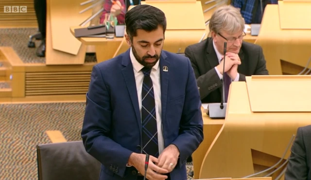 Justice Secretary Humza Yousaf