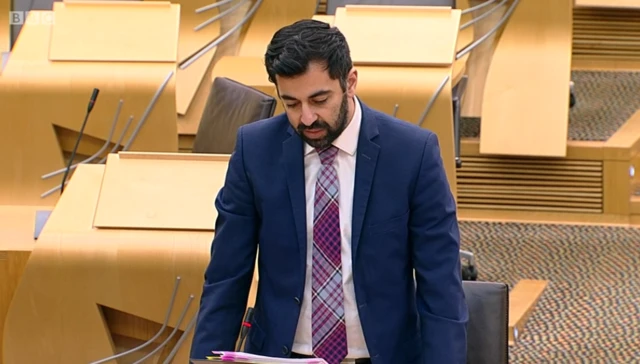 Justice Secretary Humza Yousaf