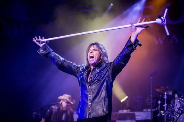 Joey Tempest, singer of the band Europe