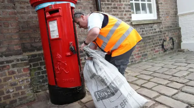 Royal Mail worker