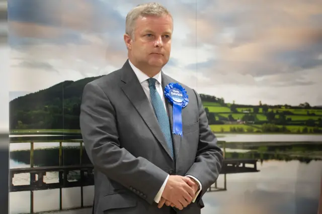 Chris Davies at his by-election in 2019