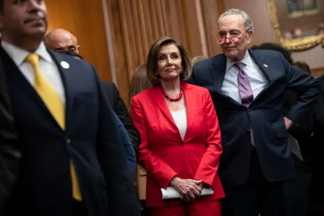 Nancy Pelosi and Chuck Schumer