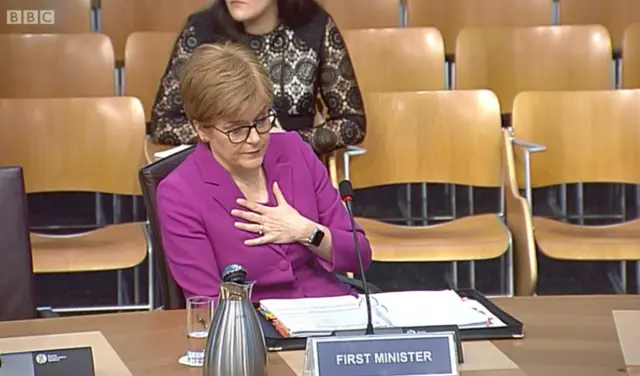 First Minister Nicola Sturgeon