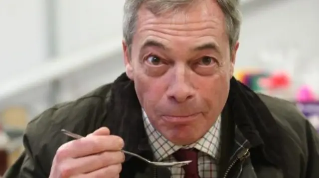 Nigel Farage in Grimsby Seafood Village