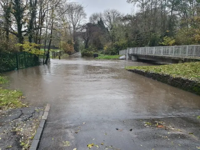 Flooded ford