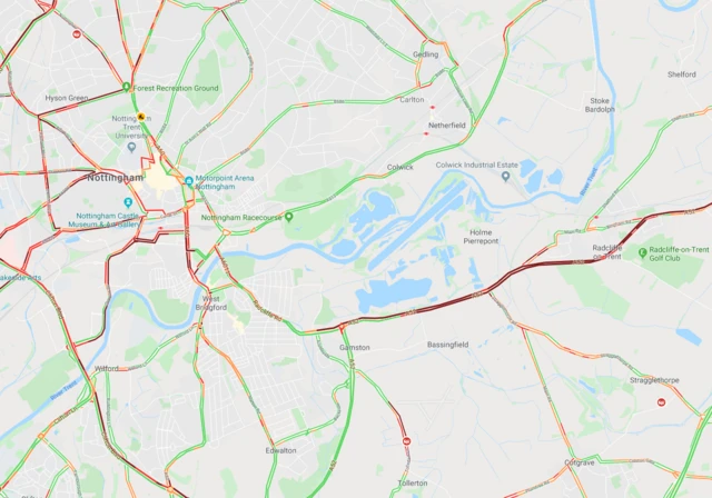 Nottingham delays