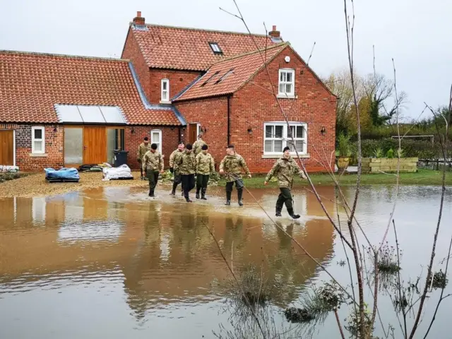 Flooding in Fishlake