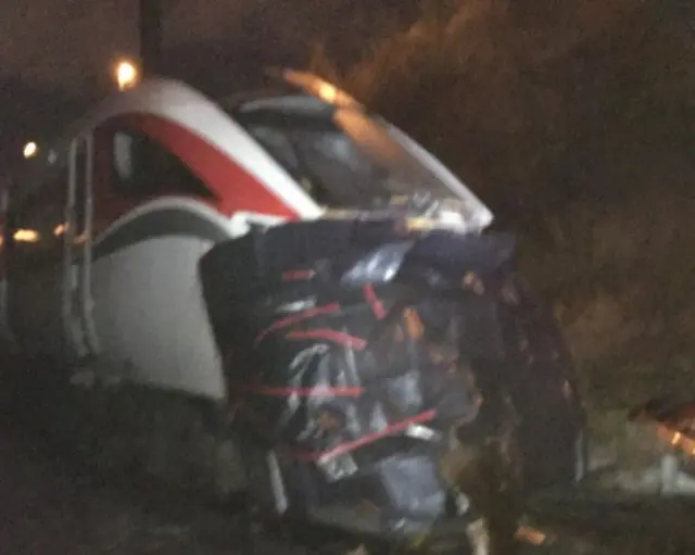 Train damage