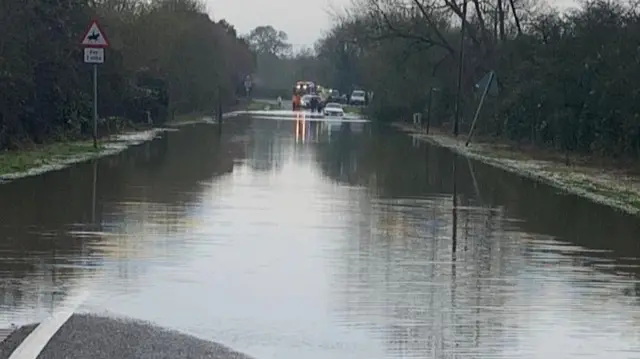 Flooding on Syston Road