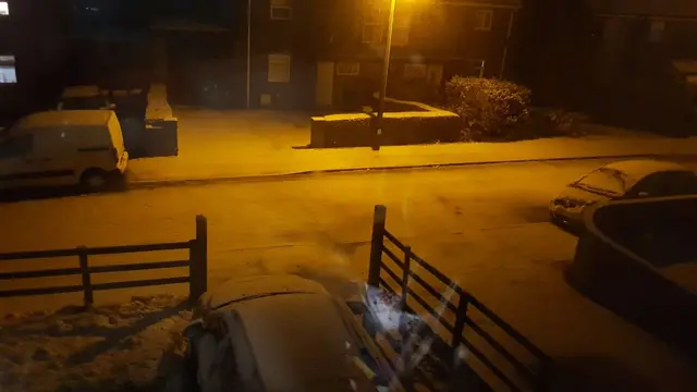 Snow in Buxton