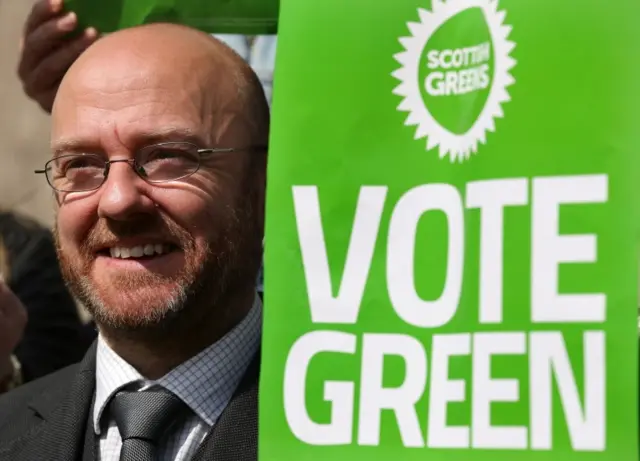 Scottish Green Party co-leader Patrick Harvie