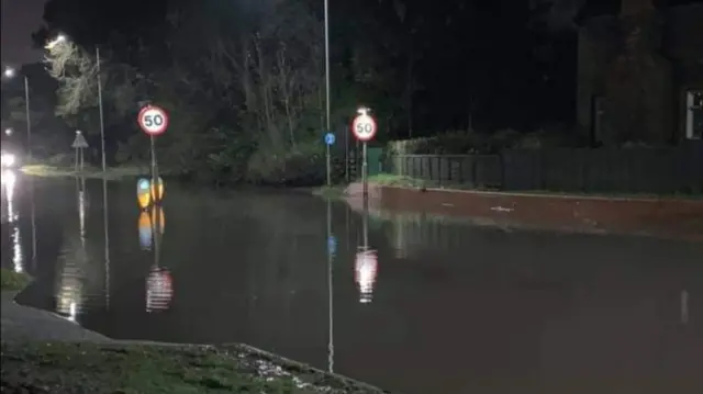 Flooding in Hathern