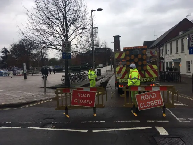 Road closure