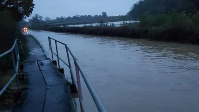 Flooding at Crow Mills