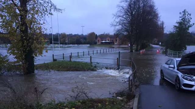 Flooding on Haslams Lane