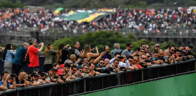 Fans at Interlagos