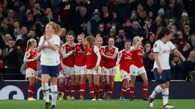 Arsenal celebrate