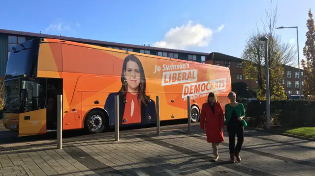 Lib Dem bus