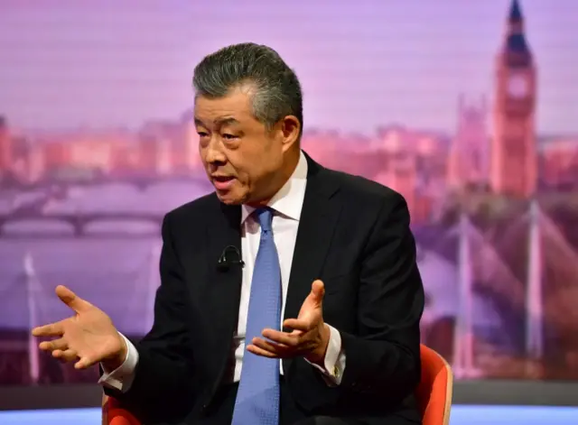 Chinese ambassador to the UK Liu Xiaoming