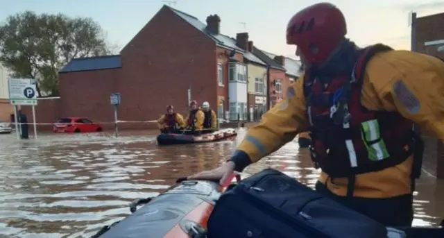 Nottinghamshire Fire and Rescue boats