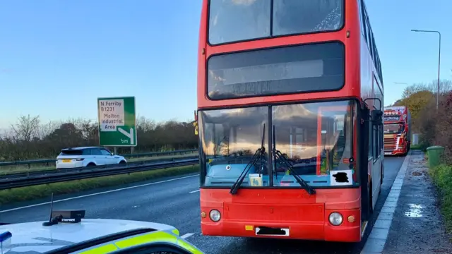 A double decker bus