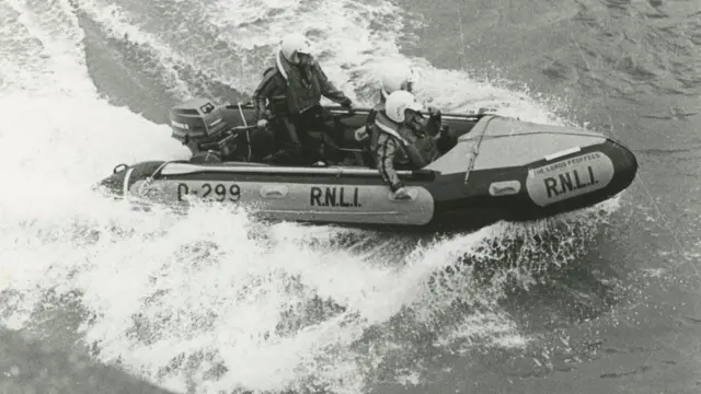 Bridlington’s inshore lifeboat The Lord Feoffees, in service 1984-1992