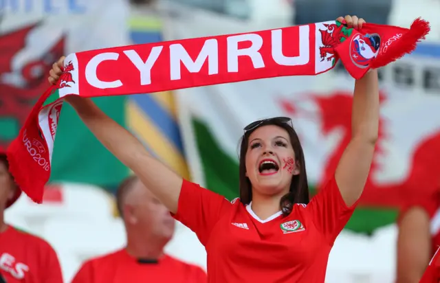 Wales fan