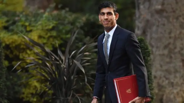 British Chief Secretary to the Treasury Rishi Sunak arrives for a cabinet meeting at 10 Downing Street in London, Britain, 08 October 2019