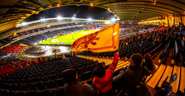 Fans at Hampden