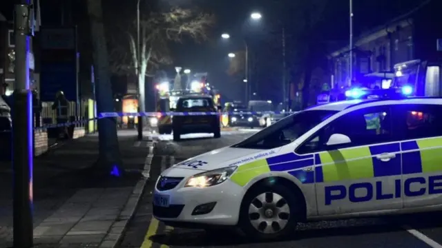 Police on Melton Road