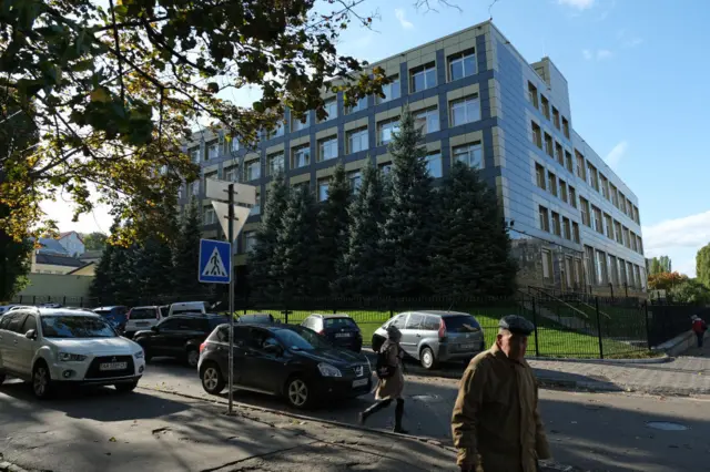 A Burisma building photographed in Kiev, Ukraine last month