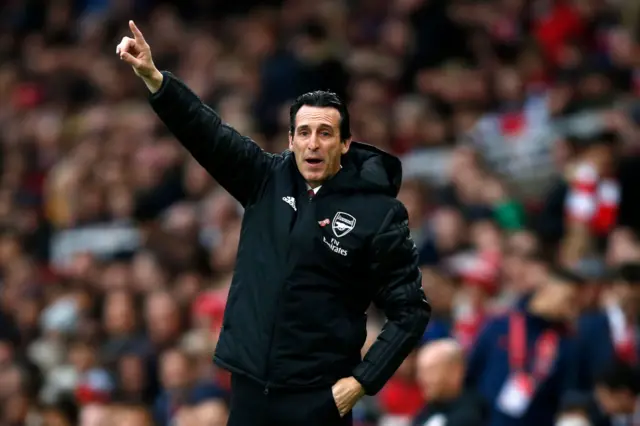 Arsenal boss Unai Emery