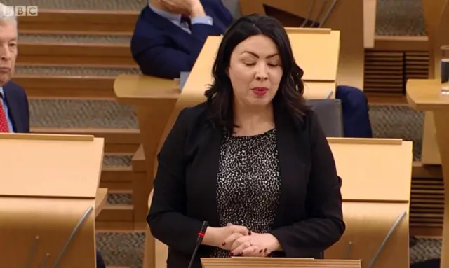 Scottish Labour health spokesperson Monica Lennon