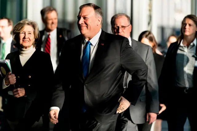 Pompeo in Brussels