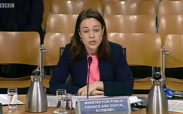 Public Finance Minister Kate Forbes