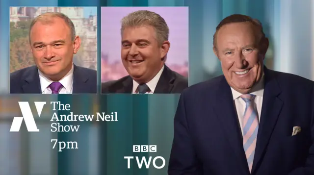 Ed Davey, Brandon Lewis and Andrew Neil