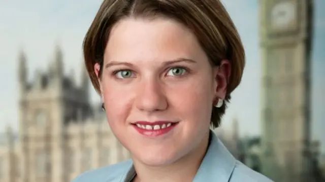 Jo Swinson aged 25