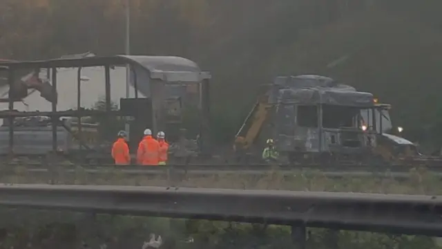 Lorry remains