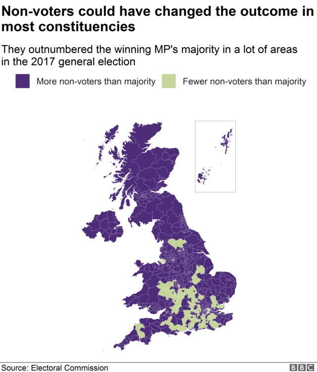 Map of UK constiuencies