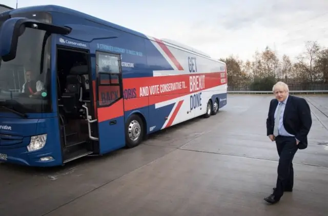 Tory campaign bus