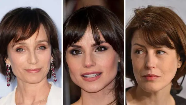 From left: Actresses Kristen Scott Thomas, Charlotte Riley, and Gina McKee