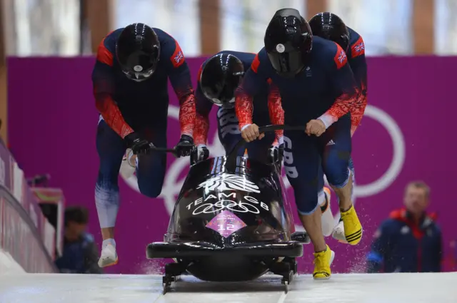 Bobsleigh team